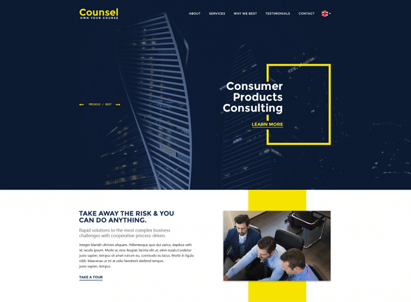 free psd website templates download
